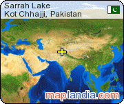 Sarrah Lake satellite map