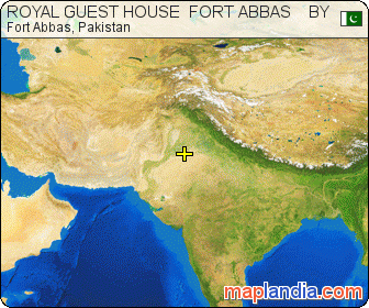 ROYAL GUEST HOUSE  FORT ABBAS    BY satellite map