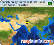 punjab hiway patrol post lataf abad satellite map