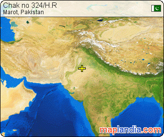Chak no 324/H.R satellite map