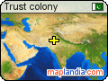 Trust colony satellite map