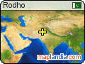 Rodho satellite map