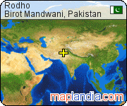 Rodho satellite map