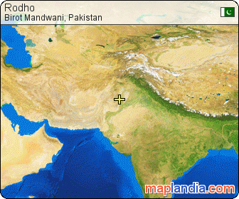 Rodho satellite map