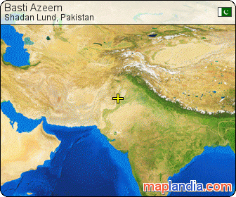 Basti Azeem satellite map