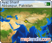 Ayaz Sharif satellite map