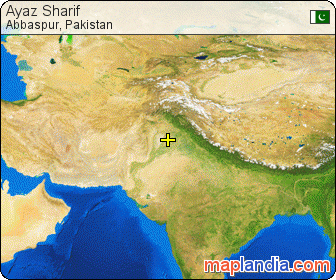 Ayaz Sharif satellite map