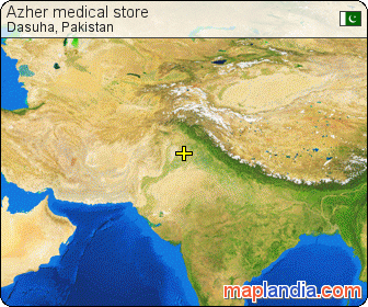 Azher medical store satellite map
