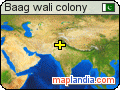Baag wali colony  satellite map