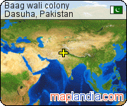 Baag wali colony  satellite map