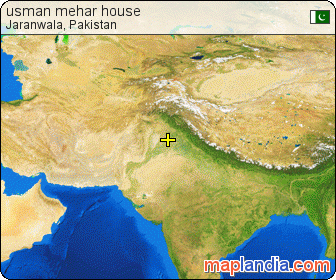 usman mehar house satellite map
