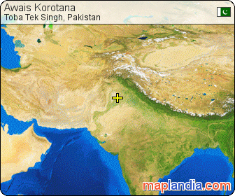 Awais Korotana satellite map