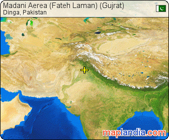 Madani Aerea (Fateh Laman) (Gujrat) satellite map