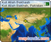 Kot Allah Bakhash satellite map
