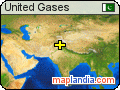 United Gases satellite map