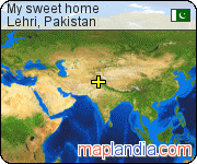 My sweet home satellite map