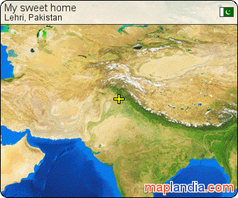 My sweet home satellite map