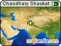 Chaudhary Shaukat satellite map