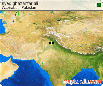 syed ghazanfar ali satellite map