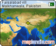 Faisalabad vill satellite map