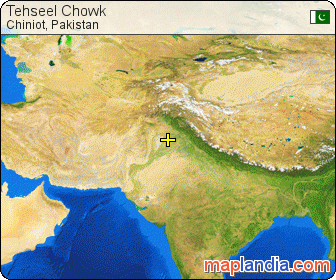 Tehseel Chowk satellite map