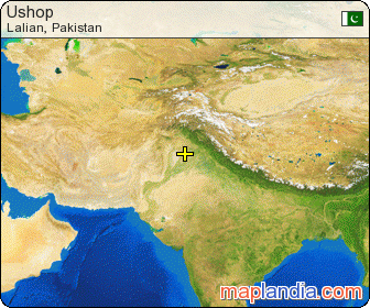 Ushop satellite map