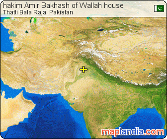 hakim Amir Bakhash of Wallah house satellite map
