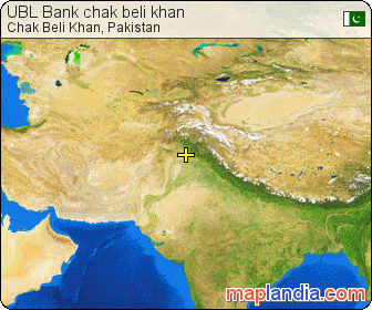 UBL Bank chak beli khan satellite map