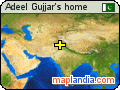 Adeel Gujjar's home satellite map