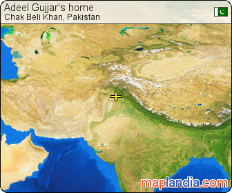 Adeel Gujjar's home satellite map