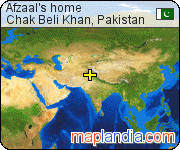 Afzaal's home satellite map