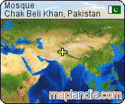 Mosque satellite map