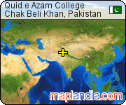 Quid e Azam College satellite map