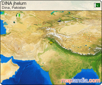 DINA jhelum satellite map