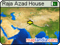 Raja Azad House satellite map