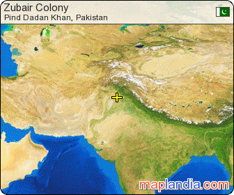 Zubair Colony satellite map