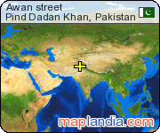 Awan street satellite map