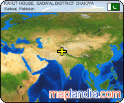 KAHUT HOUSE, SADWAL DISTRICT CHAKWA satellite map