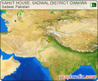 KAHUT HOUSE, SADWAL DISTRICT CHAKWA satellite map