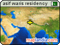asif waris residency satellite map