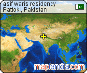 asif waris residency satellite map