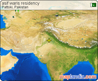 asif waris residency satellite map