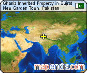 Ghaniz Inherited Property in Gujrat satellite map