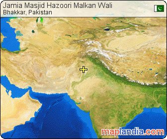 Jamia Masjid Hazoori Malkan Wali satellite map