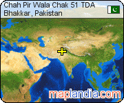 Chah Pir Wala Chak 51 TDA satellite map
