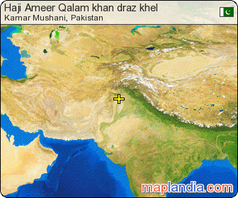 Haji Ameer Qalam khan draz khel  satellite map