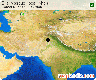 Bilal Mosque (Ibdali Khel) satellite map