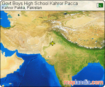 Govt Boys High School Kahror Pacca satellite map