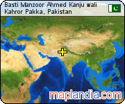 Basti Manzoor Ahmed Kanju wali satellite map