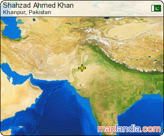 Shahzad Ahmed Khan satellite map